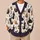 Black Cats, Pumpkins And Cauldrons For Halloween Cozy Layering Gift For Women And Witches All-over Print Knitted Cardigan - 6