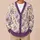 Lavender Wildflower Botanical Bloom for Relaxed Everyday Layering and Weekend Style All-over Print Knitted Cardigan - 6