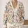 Songbird Berry Motif for Casual Layering, Nature Lovers and Everyday Weekend Outings All-over Print Knitted Cardigan - 2
