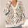 Songbird Berry Motif for Casual Layering, Nature Lovers and Everyday Weekend Outings All-over Print Knitted Cardigan - 4