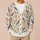 Songbird Berry Motif for Casual Layering, Nature Lovers and Everyday Weekend Outings All-over Print Knitted Cardigan - 6