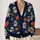 Mummy Pumpkin Halloween Style for Parties and Fall Layering Women's Plus Size Outfits All-over Print Knitted Cardigan - 2