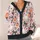 Halloween Ghost Pumpkin Bow Whimsy for Cozy Fall Outings and Casual Weekend Layering All-over Print Knitted Cardigan - 4