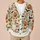 Pumpkin Bat Daisy Halloween Style For Cozy Fall Outings, Women’s Plus Size Casualwear All-over Print Knitted Cardigan - 6