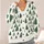 Green Christmas Tree Holiday Style for Festive Gatherings and Cozy Winter Layering All-over Print Knitted Cardigan - 4