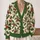 Holly Berry Botanical Motif for Festive Holiday Layering and Cozy Winter Gatherings All-over Print Knitted Cardigan - 2