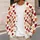 Multicolor Heart Motifs for Cozy Holiday Layering and Everyday Romantic Winter Wear All-over Print Knitted Cardigan - 5