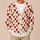 Multicolor Heart Motifs for Cozy Holiday Layering and Everyday Romantic Winter Wear All-over Print Knitted Cardigan - 6