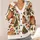 Capybara Holiday Cheer for Cozy Winter Days, Festive Vacations, and Gift Giving Days All-over Print Knitted Cardigan - 4