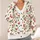 Red Berry Botanical Foliage for Cozy Autumn Layering and Nature-Loving Women’s Style All-over Print Knitted Cardigan - 4
