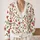 Red Berry Botanical Foliage for Cozy Autumn Layering and Nature-Loving Women’s Style All-over Print Knitted Cardigan - 2