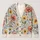 Autumn Wildflower Garden Blooms For Everyday Layering, Weekend Travel, And Brunch All-over Print Knitted Cardigan - 1