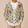 Autumn Wildflower Garden Blooms For Everyday Layering, Weekend Travel, And Brunch All-over Print Knitted Cardigan - 6