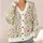 Wildflower Meadow Blooms for Spring Layering, Lavender Floral Style for Everyday Women All-over Print Knitted Cardigan - 4
