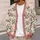 Delicate Pink Rose Blooms For Spring Layering And Feminine Everyday Garden Style All-over Print Knitted Cardigan - 5