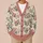 Delicate Pink Rose Blooms For Spring Layering And Feminine Everyday Garden Style All-over Print Knitted Cardigan - 6