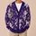 Santa Claus Holiday Cheer With Purple Stars For Festive Everyday Layering For Women All-over Print Knitted Cardigan - 6