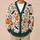 Halloween Pumpkins Bats and Wildflowers for Autumn Gatherings and Cozy Layering All-over Print Knitted Cardigan - 6