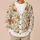 Orange Fox Woodland Motifs for Cozy Autumn Layering and Everyday Bohemian Style Wear Ensembles All-over Print Knitted Cardigan - 6