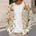 Orange Fox Woodland Motifs for Cozy Autumn Layering and Everyday Bohemian Style Wear Ensembles All-over Print Knitted Cardigan - 5