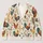 Watercolor Rooster and Hen Farmyard Motifs for Autumn Country Outings and Casual Women All-over Print Knitted Cardigan - 1