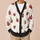 Playful Red Ladybug Garden Charm for Cozy Fall Layering, Gifts for Bug Lovers, All Ages All-over Print Knitted Cardigan - 6