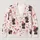 Pink Halloween Dogs, Bats and Ghosts for Cozy Autumn Layering for Women Dog Lovers All-over Print Knitted Cardigan - 1