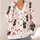 Pink Halloween Dogs, Bats and Ghosts for Cozy Autumn Layering for Women Dog Lovers All-over Print Knitted Cardigan - 4