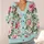 Vintage Rose Floral Motif for Romantic Spring Layering and Everyday Feminine Style All-over Print Knitted Cardigan - 4