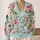 Vintage Rose Floral Motif for Romantic Spring Layering and Everyday Feminine Style All-over Print Knitted Cardigan - 2