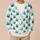 Teal Crab Coastal Motif for Beach Holidays and Relaxed Vacation Style for Women’s Everyday All-over Print Knitted Cardigan - 6