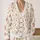 Pink Rose Garden Motifs for Romantic Autumn Layering and Vacation Style for Women All-over Print Knitted Cardigan - 2