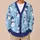 Blue Snowman Winter Scene for Cozy Vacation Layering and Casual Women's Everyday Style All-over Print Knitted Cardigan - 6