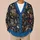 Raccoon Hedgehog Mushroom Woodland Animals For Cozy Autumn Nature Lovers All-over Print Knitted Cardigan - 6