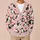 Black And White Cat Hearts For Cozy Spring Layering, Cute Everyday Gift For Cat Lovers All-over Print Knitted Cardigan - 6