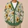 Sunflower Daisy Garden for Casual Vacation Layering, Women and Plus Size Everyday Style All-over Print Knitted Cardigan - 6