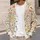 Floral Bees And Honey Hives For Spring Garden Days And Relaxed Vacation Getaways All-over Print Knitted Cardigan - 5