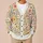Floral Bees And Honey Hives For Spring Garden Days And Relaxed Vacation Getaways All-over Print Knitted Cardigan - 6