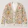 Floral Bees And Honey Hives For Spring Garden Days And Relaxed Vacation Getaways All-over Print Knitted Cardigan - 1
