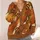 Blocky Honey Bee Motifs for Autumn Layering, Vacation Days, and Women's Casual Style All-over Print Knitted Cardigan - 4