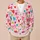 Colorful Heart Motifs for Romantic Spring Layering and Cheerful Everyday Weekend Style All-over Print Knitted Cardigan - 6