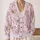Pastel Butterfly Floral Motifs for Spring Layering and Travel, Women's Casual Style All-over Print Knitted Cardigan - 2