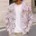 Pastel Butterfly Floral Motifs for Spring Layering and Travel, Women's Casual Style All-over Print Knitted Cardigan - 5