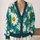 Blue Sky Daisy Blossoms for Casual Vacation Layering, Women's Autumn And Winter Style All-over Print Knitted Cardigan - 2