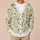 Sage Green Wildflower Botanical Florals For Everyday Layering And Spring Gift Style All-over Print Knitted Cardigan - 6