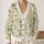 Sage Green Wildflower Botanical Florals For Everyday Layering And Spring Gift Style All-over Print Knitted Cardigan - 2