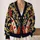 Queen of Hearts Playing Card Style for Halloween Cosplay and Wonderland Fan Gifts All-over Print Knitted Cardigan - 2