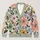 Pastel Floral Garden Motifs for Easy Spring Layering and Casual Weekend Outings All-over Print Knitted Cardigan - 1