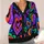 Multicolor Heart Motifs for Romantic Vacation Dates, Weekend Outings, and Everyday Layering All-over Print Knitted Cardigan - 4