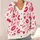 Romantic Lips And Heart Love Motifs For Date Nights And Getaways, Feminine Gift Idea All-over Print Knitted Cardigan - 4